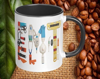 Emergency Medical Technician EMT Coffee Mug, 11oz or 15oz Ceramic Coffee Mug Gift for First Responder