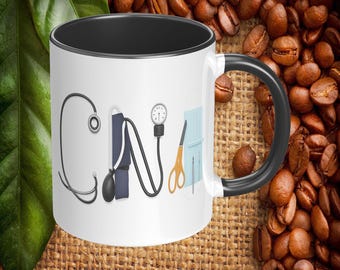 Certified Nursing Assistant Medical Tool Coffee Mug, 11oz or 15oz Ceramic Coffee Mug CNA Appreciation Gift