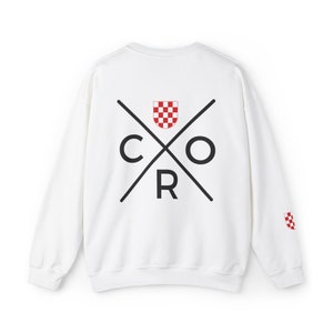 CRO Croatian Graphic Hoodie White