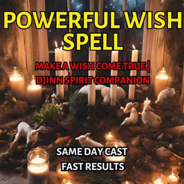 Custom WISH SPELLS machen jeden Wunsch wahr mit CUSTOM Spell Casting Win Lottery Dschinn Spirit Companion Same Day Casting Schnelle Ergebnisse