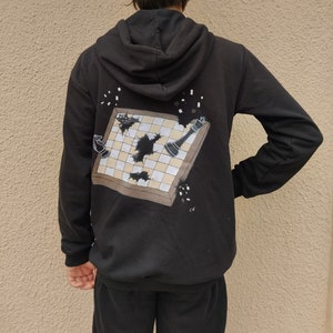 Hoody For Men, Handmade Hoodie, Chess Gift