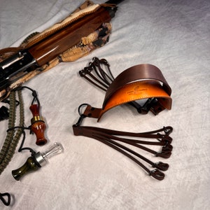 Duck Strap, duck lanyard, waterfowl, duck hunting, hunting accessories, gifts for men, hanger, duck hunting accessories, shotgun, leather