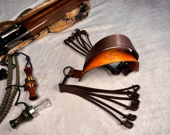 Duck Strap, duck lanyard, waterfowl, duck hunting, hunting accessories, gifts for men, hanger, duck hunting accessories, shotgun, leather