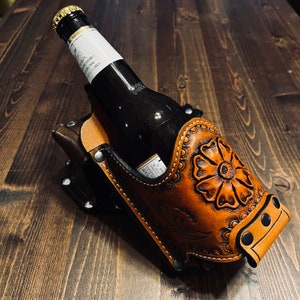 Trinken Sie Holster, trinken Sie Koozie, Getränketräger, Getränkehalter, Getränkehalter, Clip auf Koozie, Trinkzubehör, Flaschenhalter, Getränkehalter, Getränk Bild 1