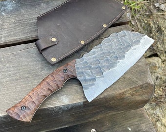 Serbian knife of  5 millimeters, meat cleaver, bone cleaver, Serbian knife.