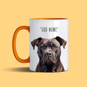 Rainbow Cane Corso Mug Wrap  Sublimation Coffee CupDesigns