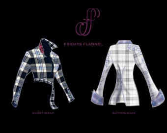 Fridays Flannels are unique, comfy, feminine, women's flannel shirts tailored for your inner ROCK STAR!