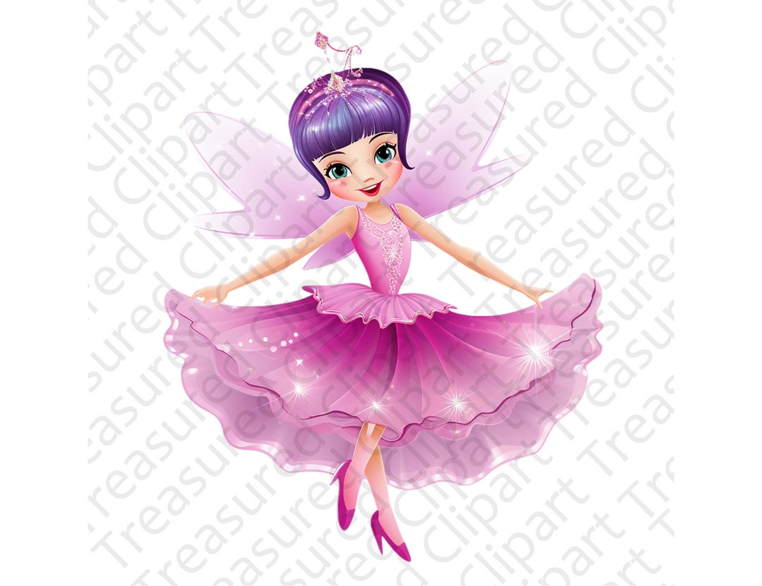 Enchanted Sugar Plum Fairy Christmas Clipart for Instant Download ...