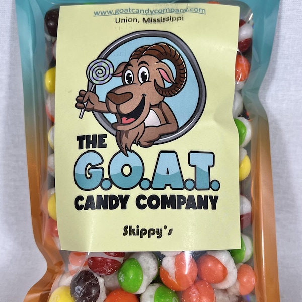 Freeze Dried Candy Skippys 5oz Package Freeze Dried Skittles Goat Candy Company