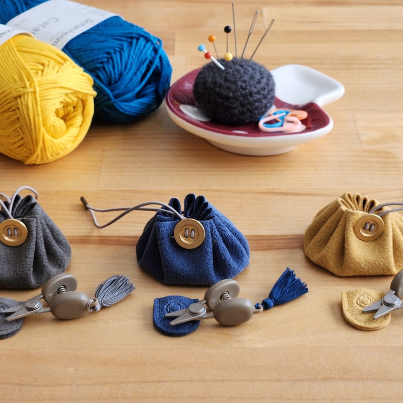 Cohana Mini Snip Scissors & Drawstring Pouch Set