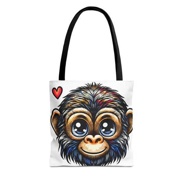 Charming Chimp Cuddles - Tote_Bag