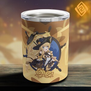 Navia Tumbler - Limited Edition Genshin Fan Made Merch - Great Gift For Anime and Video Game Lovers