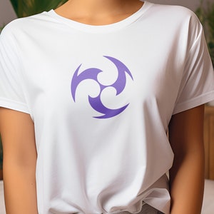 Electro Element Shirt - Genshin Fan-Made Tee - Shirt for Gamers