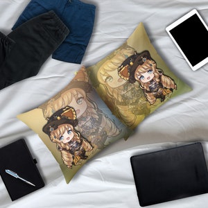 Chibi Navia Pillow - Limited Edition Fan Made Genshin Drinkware - Gamer Gift Idea