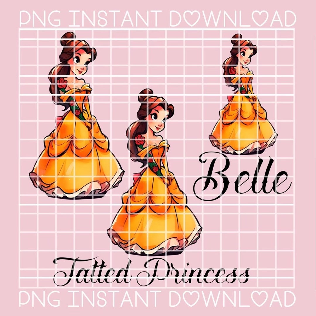 Tatted Princess PNG - Etsy