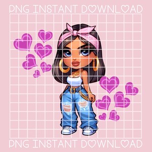 Chicana PNG, Boujee Latina PNG