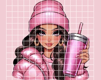 Boujee girl PNG