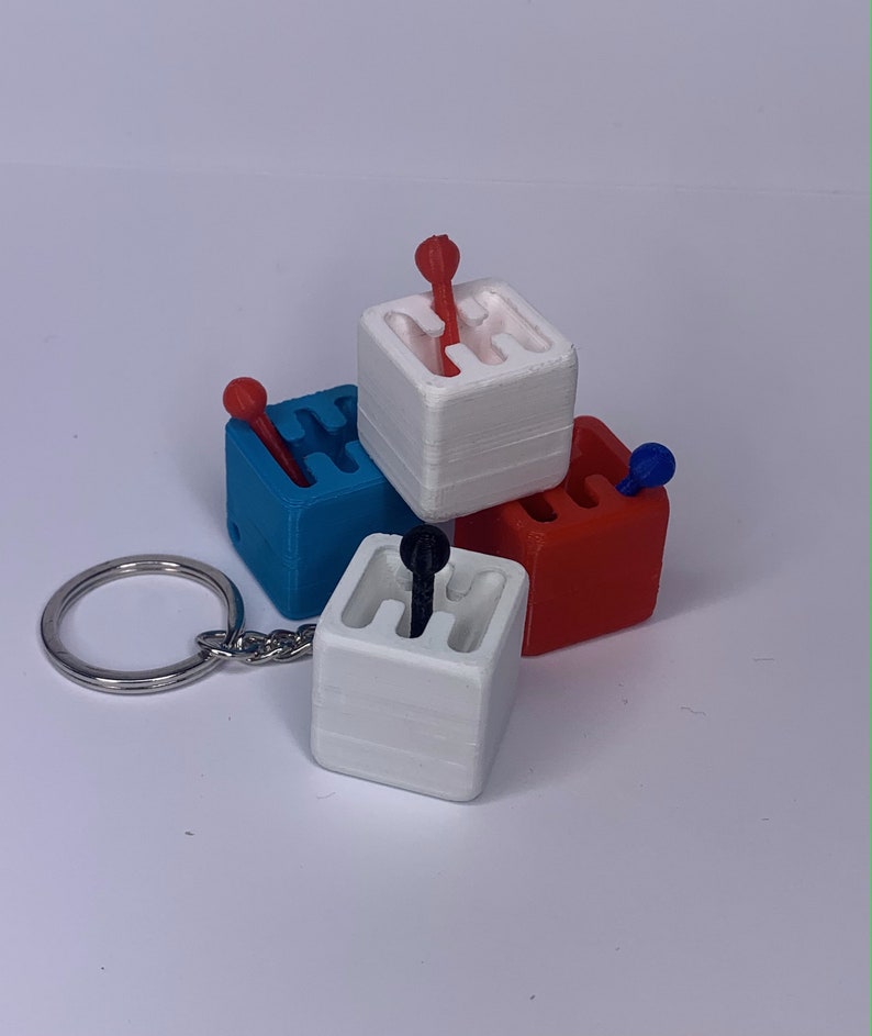 Manual Fidget Keychain STL Etsy