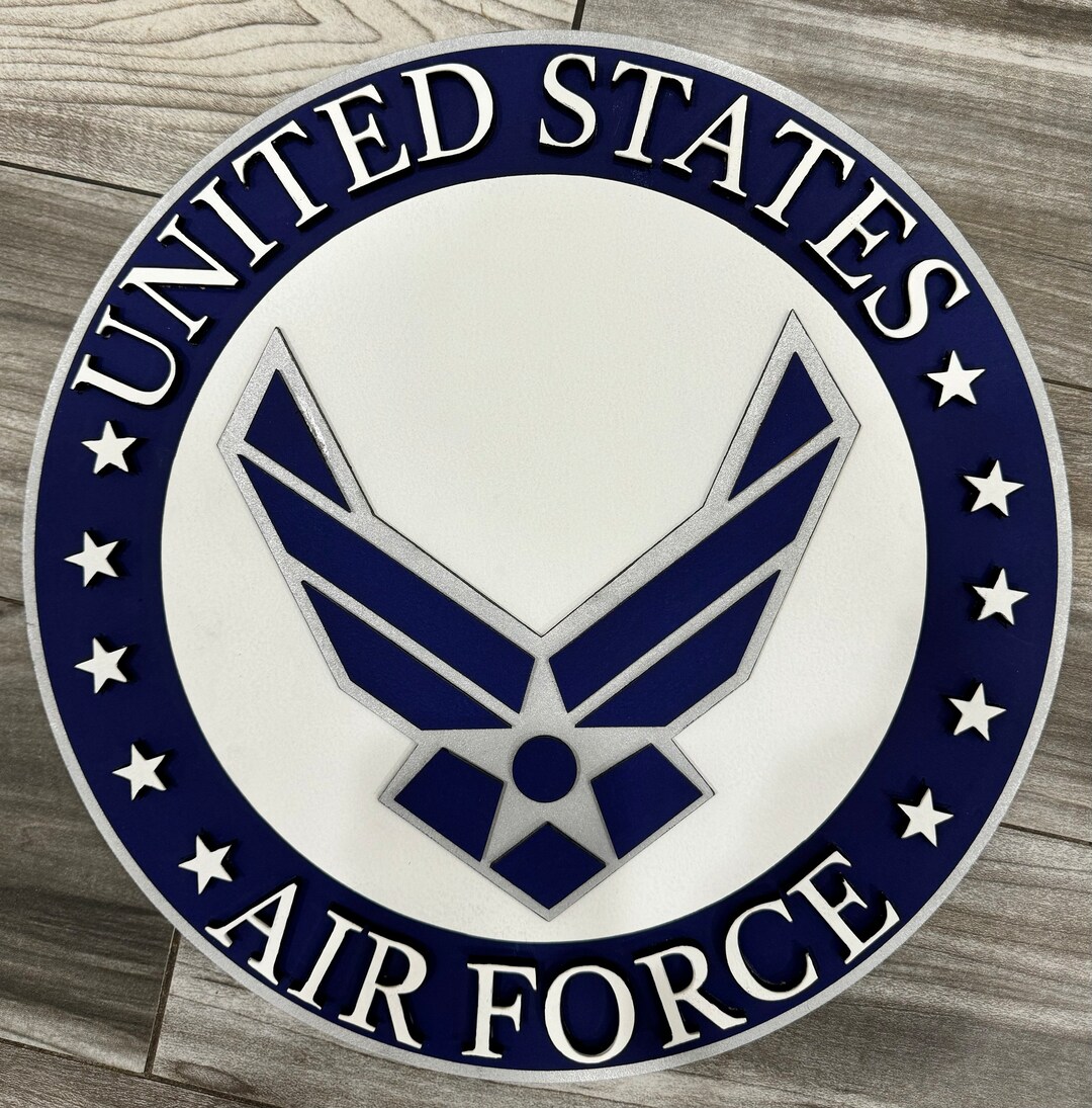 United States Air Force Wall Plaque, Wall Art, Retirement Gift, Veteran