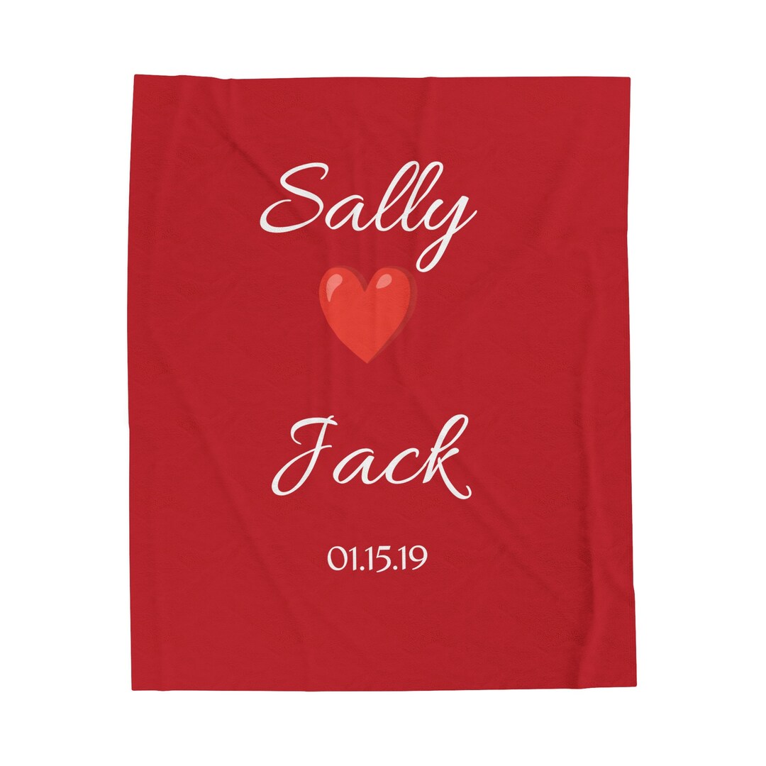 Custom Velveteen Plush Blanket Etsy