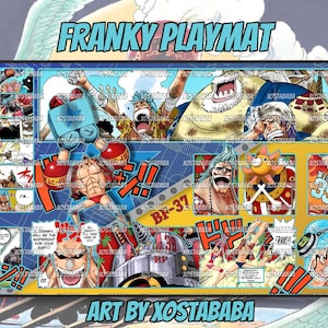 One Piece Card Game Playmat: Franky Game Mat