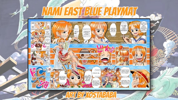 One Piece Card Game Playmat: Nami East Blue - Etsy