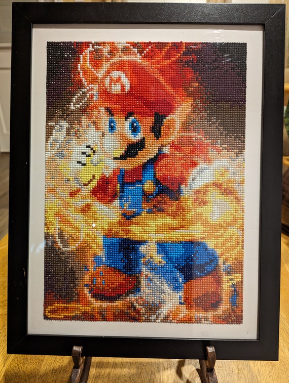 Framed Super Mario 5D Diamond Dotz Painting - Etsy UK