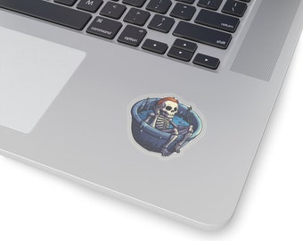 Pool Skeleton| Skeleton Sticker| Chill Sticker|