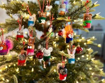 Wine Cork Christmas Tree Ornament- The Complete 2023 Collection, 14 Ornaments