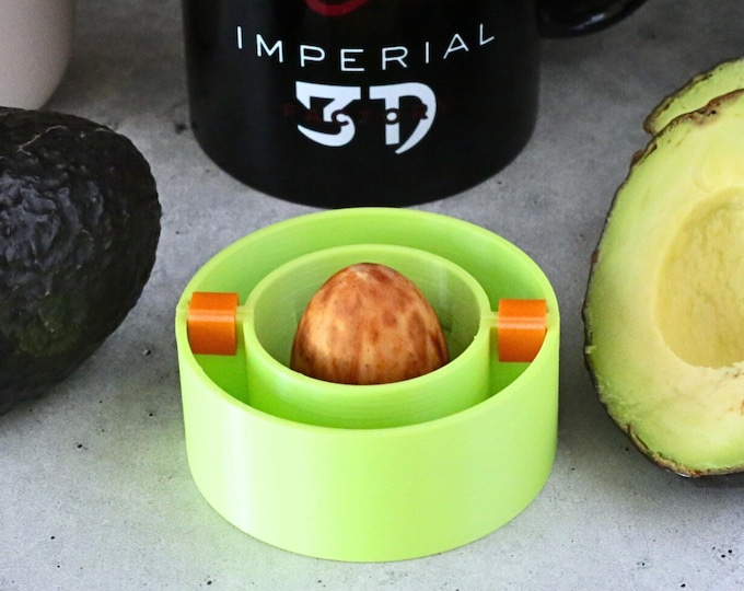 Avocado Seed Floater | 2 Piece 3D Print Avocado Propagation Station Germination | Kitchen Hydroponics | Kratky | Indoor Gardening Net Pot
