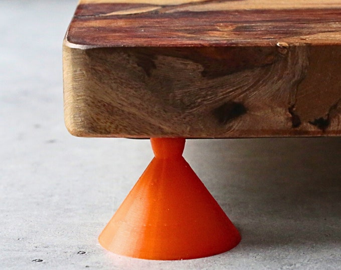 Stacking Painting Staining Cones Stands - Set of 4 | 3D Printed Painting Tool | Finishing Staining Supports | Woodworking Paint Support