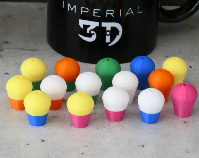 Pompano Teardrop Floats 6-pack | 3D Printed Surf Fishing Rigs | Tear Drop Floats Pompano Surf Fishing | Gift for Fisherman Father Dad Son