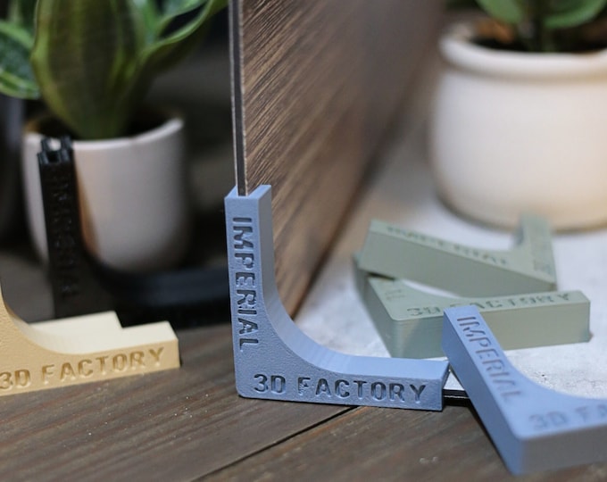 3mm Photo Board Backdrop Stands - 2 Pack | 3D Print 3" Brackets | Fits Replica Surface V-Flat World | Brackets Photography Display Boards