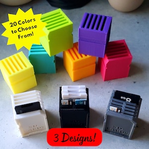 SD-kaarthouder - 3D-print | Geschikt voor SD- en micro-SD-kaarten | Cadeau voor moeder, vader, student