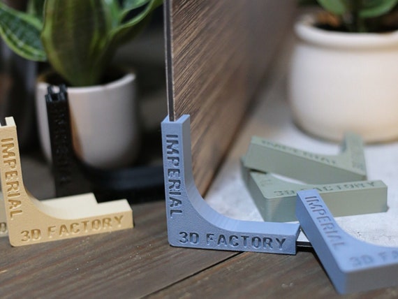 3D Printed Photo Board Backdrop Stands: 3" Brackets, 2-Pack