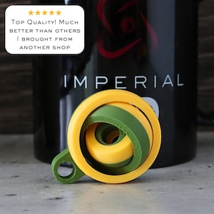 Gyroscope Fidget Spinner Keychain | 3D Printed 2-Toned Fidget Spinner Toy | 20 Color Choices | Gyroid Fidget | Gift for Child Son Daughter