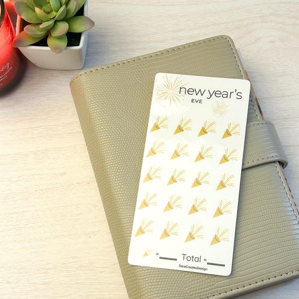 New Year's Eve Savings | Laminated | Glossy Finish | Cash Stuffing