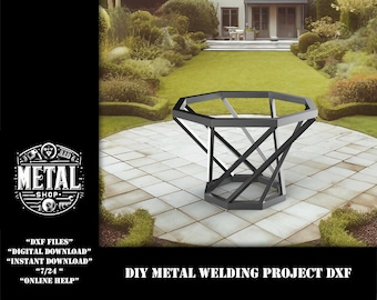 DIY Metal Profile Table Leg Welding Project 3d Step Files For Profile Lasercutting, digital files download, diy weld kit