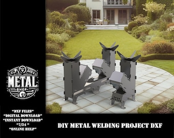 Rocket Stove DXF File: Plasma Laser Cut, Camping Stove (Digital Download)