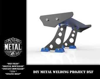 DIY Aluminum Spoiler Welding Kit DXF Plans (Digital Download)