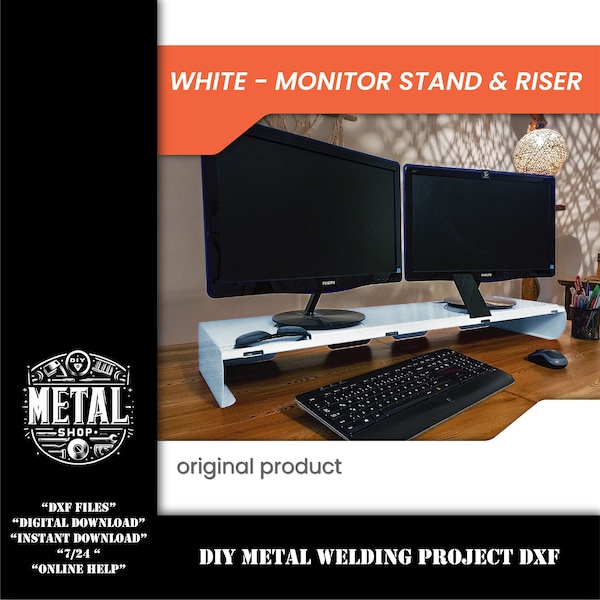 Diy Sheet Metal Monitor Stand Dxf Files, Metal Welding Project DXF Plans, dwg/dxf files download, metal laser/plasma plans cut templates