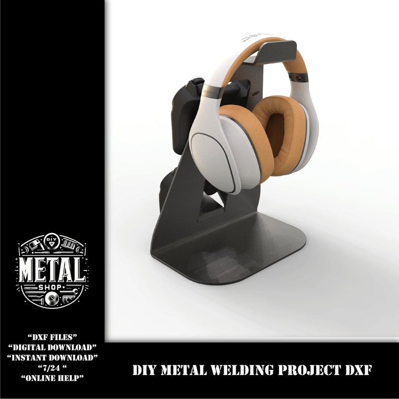 DIY Gamer Stand DXF: Metal Gaming Dock Cut Files (Digital Download) image 11