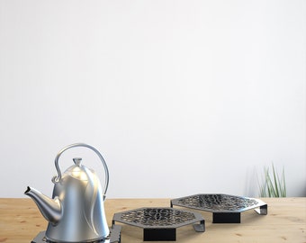DIY Metal Teapot Stand DXF File: Laser/Plasma CNC Cut