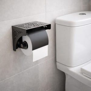 Doe-het-zelf toiletrolhouder voor wandmontage DXF-bestand: lasergesneden plannen (digitale download)
