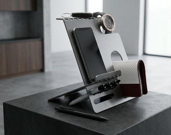 DIY Metal Phone Stand DXF: Laser/Plasma CNC Cut File