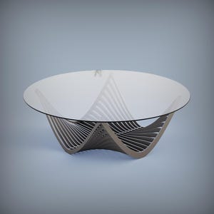 Parametrische 12 mm plaatwerk salontafel lasproject dxf-bestanden voor plasmalasersnijden, download van digitale bestanden, doe-het-zelflasset voor plasma