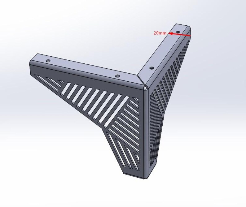 Furniture Leg V2 DXF File: CNC Cut Template (digital Download) - Etsy