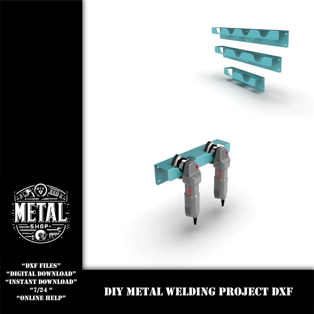 Diy Angle Grinder Holder Stand Bundle Dxf Files for Plasma Laser , Dxf