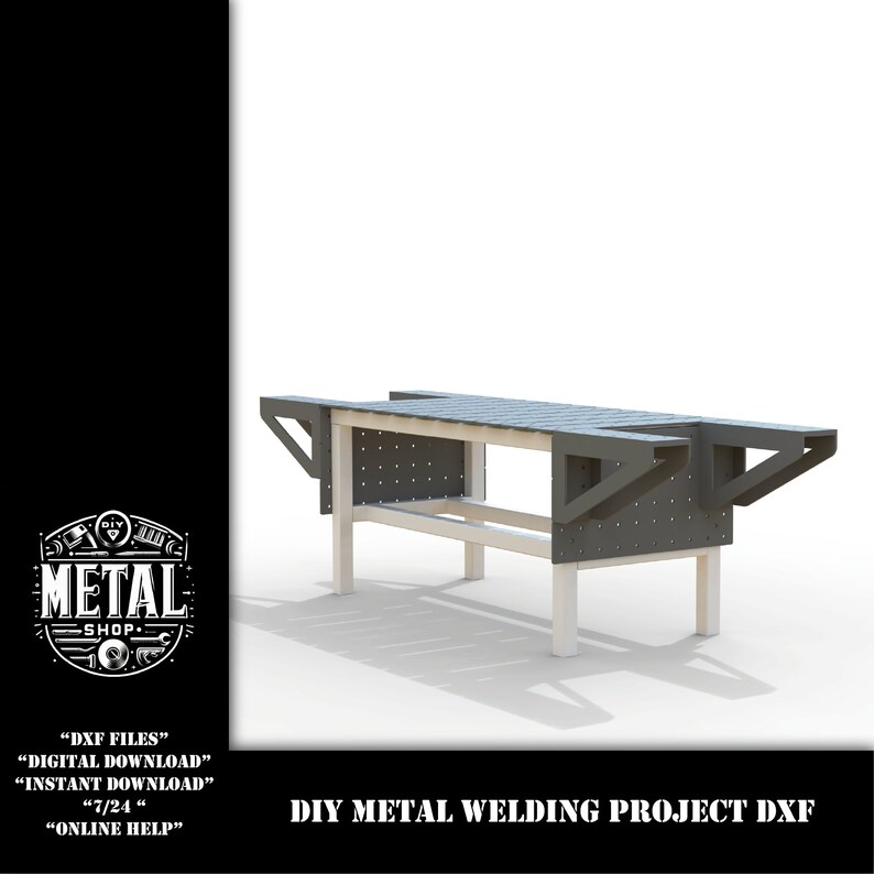 DIY Welding Table DXF Plans , Dxf Files for Plasma, Metal Laser/plasma
