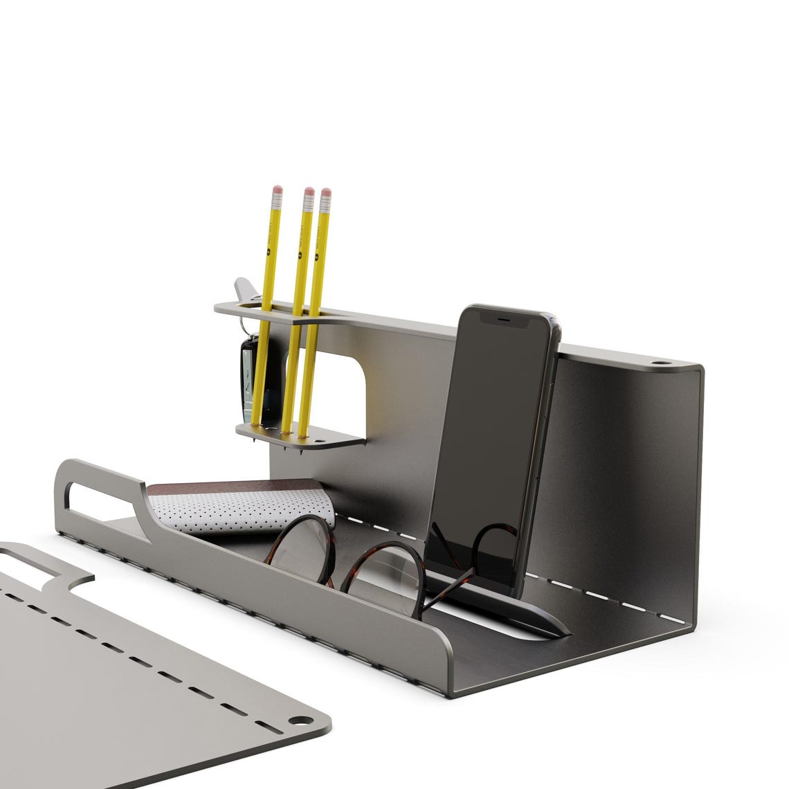 DIY Metal Phone Stand Organizer DXF File: Laser/plasma CNC Cut Plans - Etsy